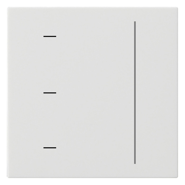 1St. Gira 536503 S3000 Touchaufsatz System 55 Reinweiß glänzend