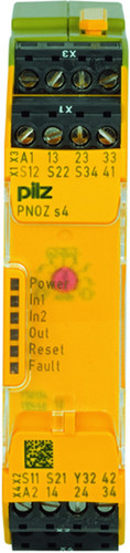 1St. Pilz 750134 PNOZ s4 48-240VACDC 3 n/o 1 n/c