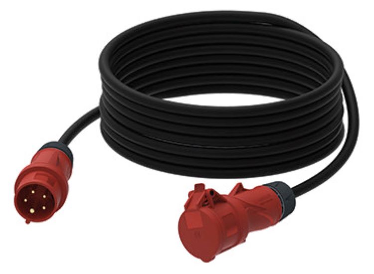 1St. Mennekes 8204 Verlaengerungskabel 16A5p6h400V 10m IP54