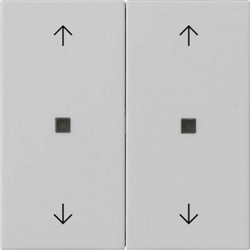 1St. Gira 5386015 Wippe 2f Pfeile Kontrollf. System 55 Grau m