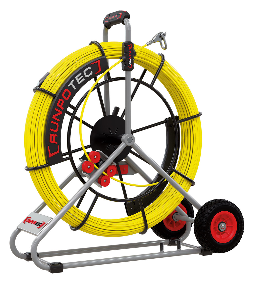 1St. Runpotec 10086 GF9 - Glasfaserstab 9 mm - 120 m - Kab