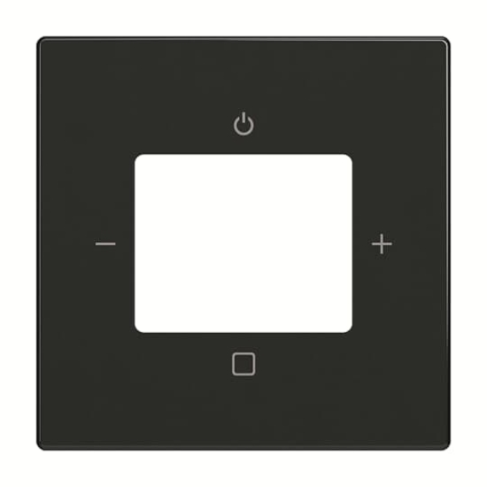 1St. Busch-Jaeger 8252-885-101 Zentralscheibe schwarz matt für Busch-Radio DAB+ 2CKA008200A0260