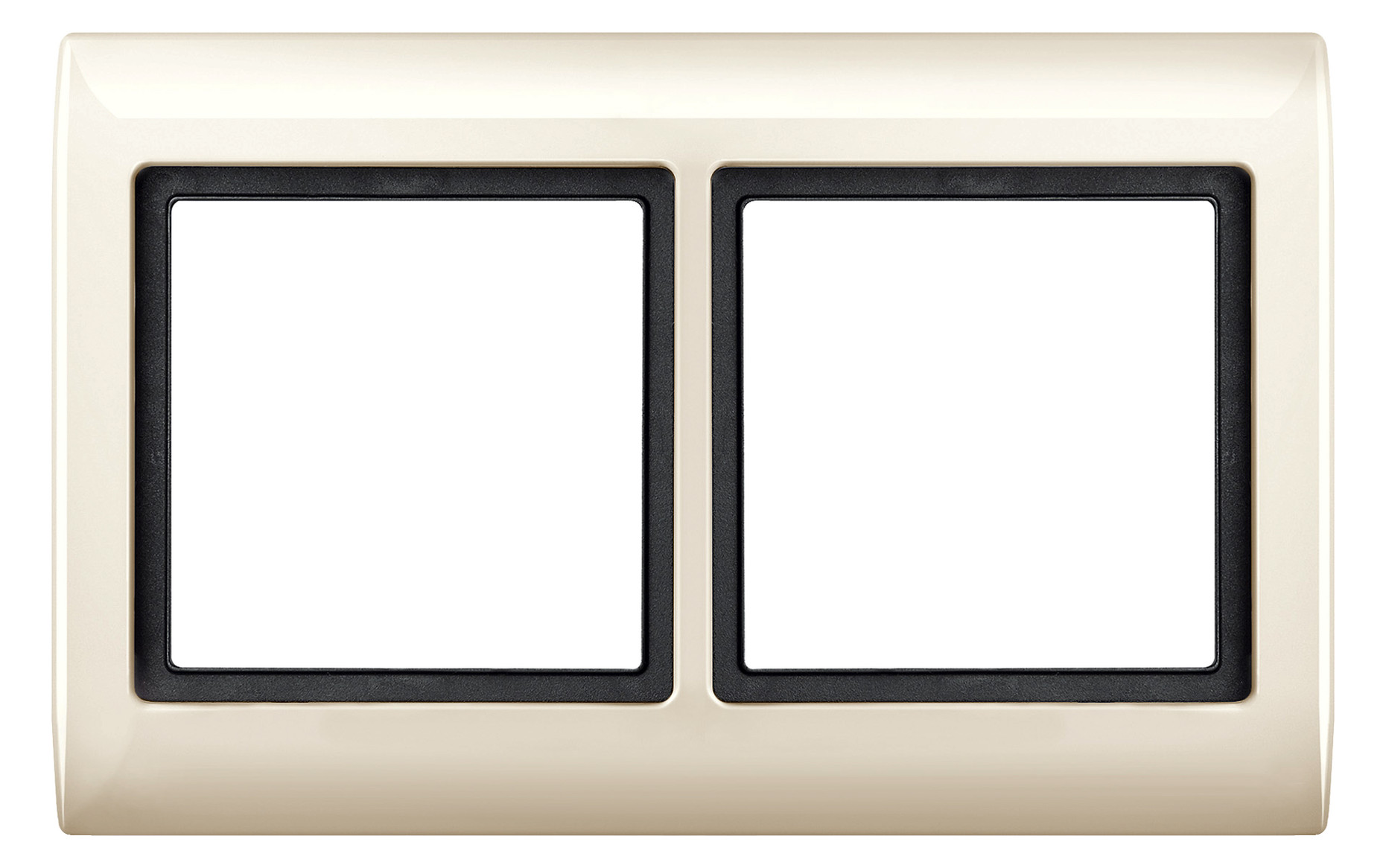 1St. Merten 400244 AQUADESIGN-Rahmen, 2-fach, cremeweiß