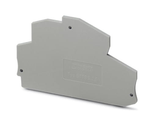 50St. Phoenix D-STTBS 2,5 Abschlussdeckel L=78 mm B=2,2 mm H=54,5 mm grau 3038503...