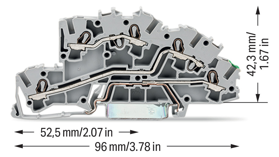 1St. Wago 2003-7645 Etagenklemme L/L/PE 2,5mm 20037645