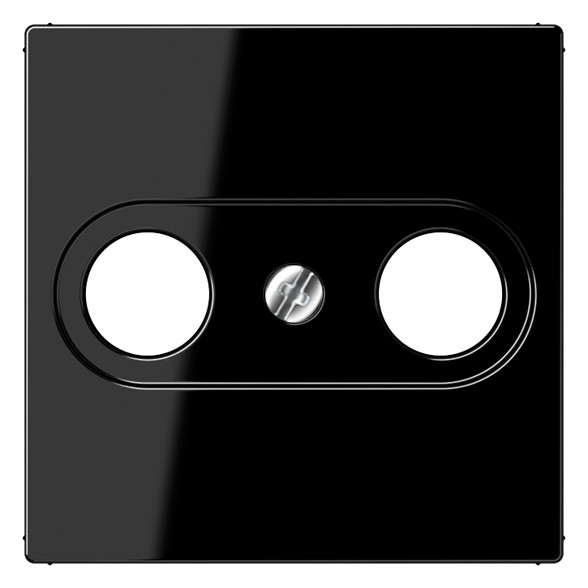 1St. Jung A561PLTVSW Abdeckung Schraubbefestigung für Antennen-Steckdose nach DIN 45330 A 561 PLTV SW