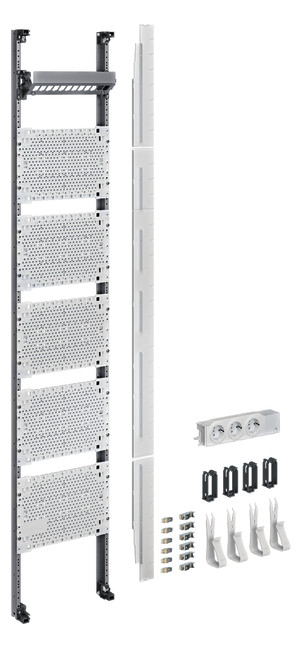 1St. Hager UF511NW Komplettfeld Multimedia 1-feldig