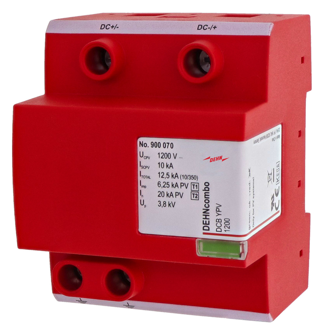 1St. Dehn 900070 Kombiableiter Dehncombo YPV 1200V, DCB YPV 1200