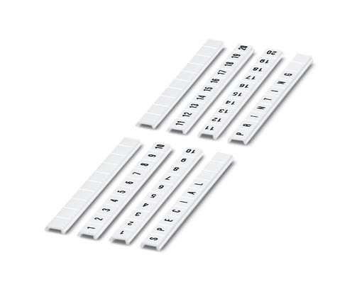 10St. Phoenix ZBF 6,LGS:Zahlen 11-20 Zackband flach 10-teilig längs bedruckt mit den fortlaufenden Zahlen: 11 ..