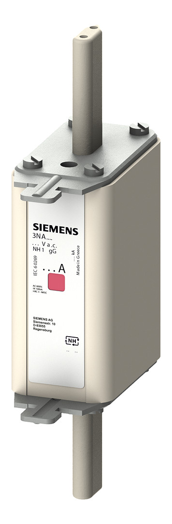 3St. Siemens 3NA7110 NH-Sicherungseinsatz, NH1, In: 25 A, gG, 3St. Siemens 3NA7110 NH-Sicherungseinsatz, NH1, In: 25 A, gG,
