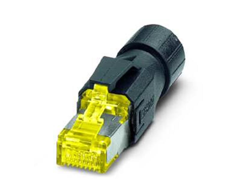 1St. Phoenix VS-08-RJ45-10G/Q RJ45-Steckverbinder IP20 CAT6 8-polig mit QUICKON-Schnellanschlusstechnik für 1-dr