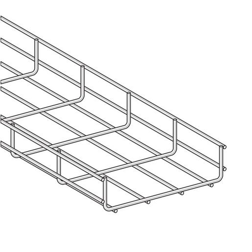 100St. Pflitsch GKX60x60S Gitterkanal U-Form, 60x60mm, 2500mm lang
