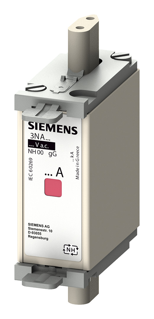 3St. Siemens 3NA6803 NH-Sicherungseinsatz, NH000, In: 10 A, g