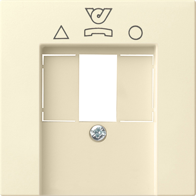 1St. Gira 026001 Abd. TDO-Anschlussdose System 55 Cremeweiß