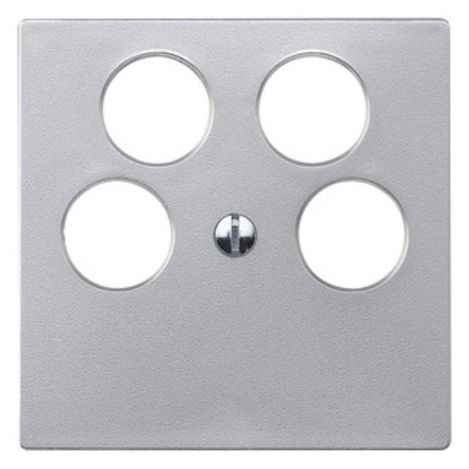 1St. Merten 295360 Zentralplatte für karo 4fach-Antennensteckdosen