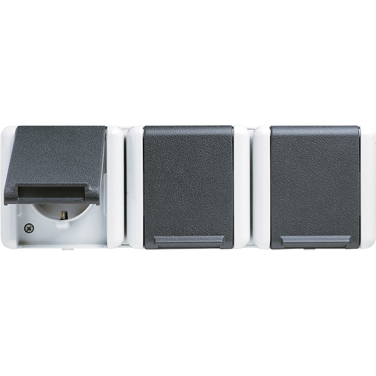 1St. Jung 8230W Steckdose 3fach WG800 8230 W