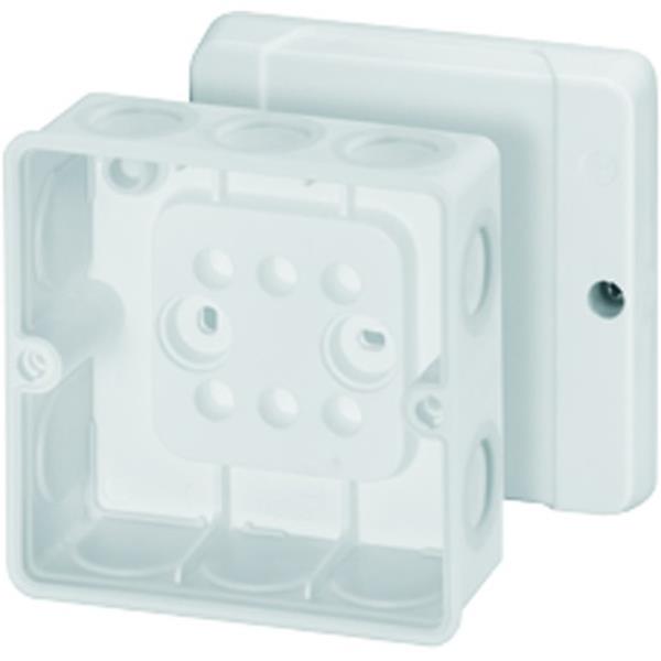 1St. Hensel DE 9341 Kabelabzweigkasten bis 4 qmm 3phasig, 6 qmm 1phasig, ohne Klemme,weiß 62000271 DE9341