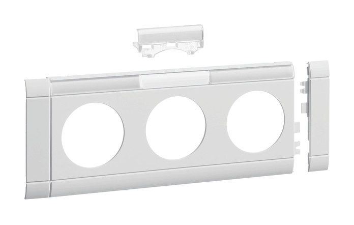 1St. Hager GB080319016 Blende 3-fach STD OT 80mm beschr vw