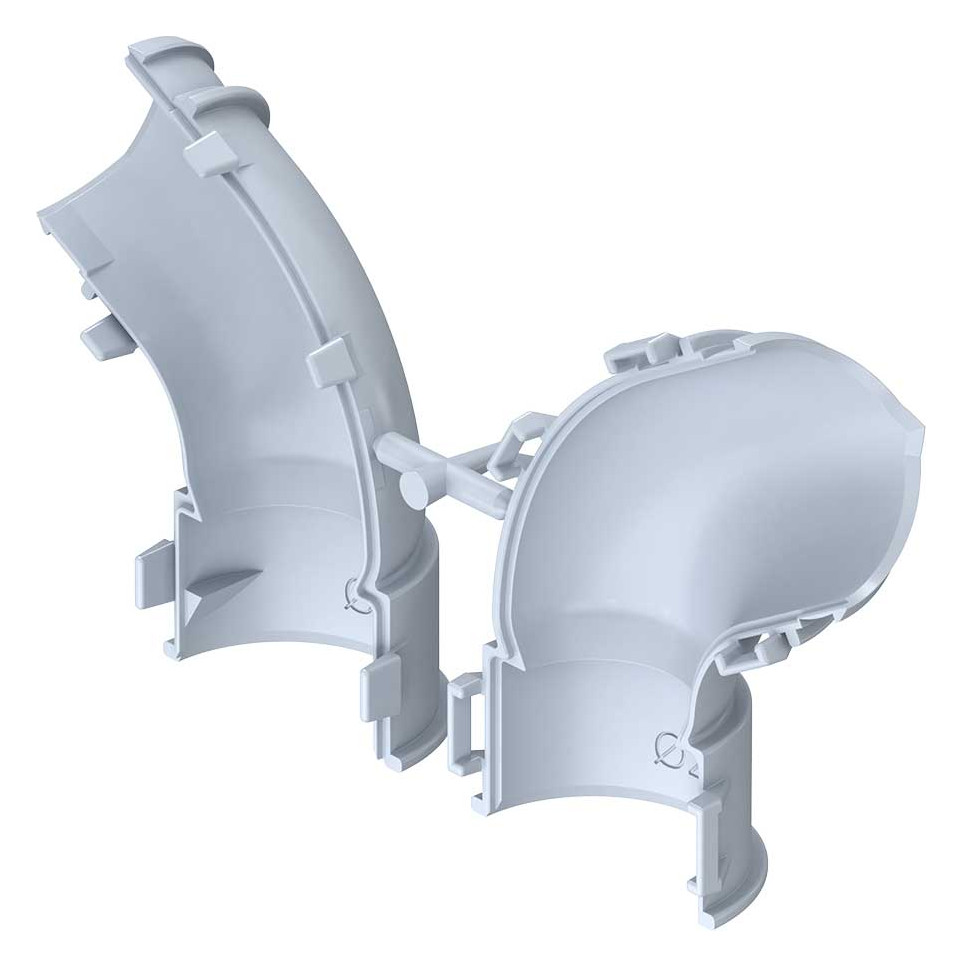 100St. Kaiser 1266-25, Betonbau, Rohrkupplung 60°, für B2