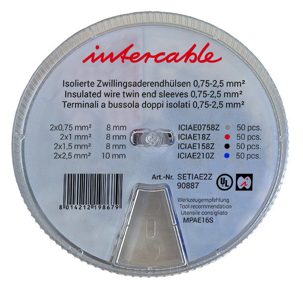 1St. INTERCABLE SETIAE2Z Streudose mit isolierten Zwillingsaderen