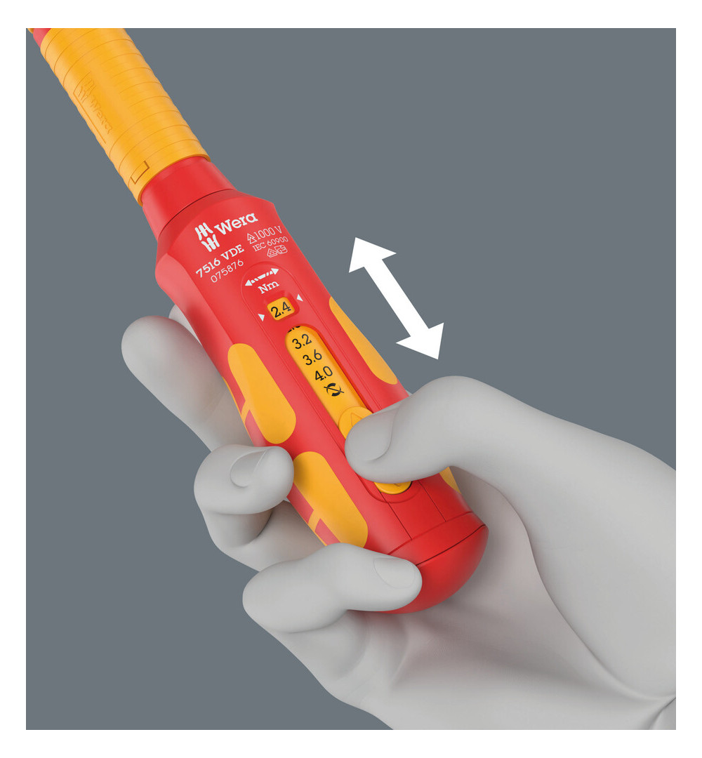 1St. Wera 05075876001 7516 VDE Kraftform Safe-Torque Speed