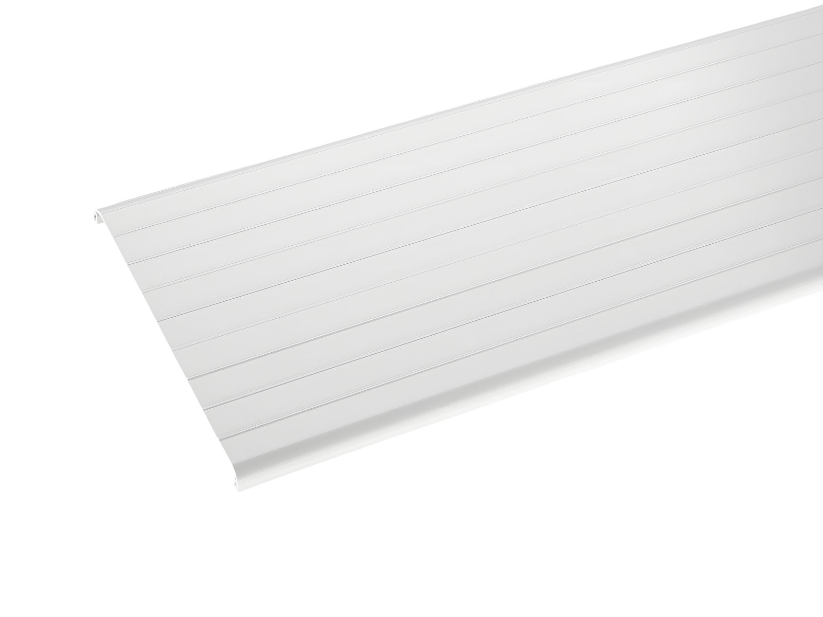 1St. Wöhner 01554 Abdeckprofil, für 3-polige Systeme frontal, 1,10 m lang, für Halterung 01136 3 x 190 x 1100