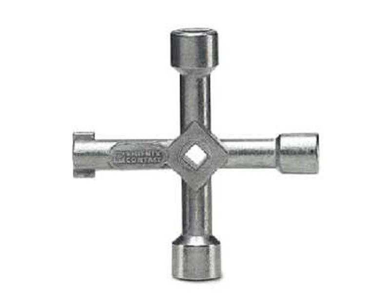 1St. Phoenix USS 4 Schaltschrankschlüssel, aus Metall, für alle gängigen Schaltschränke 1203149