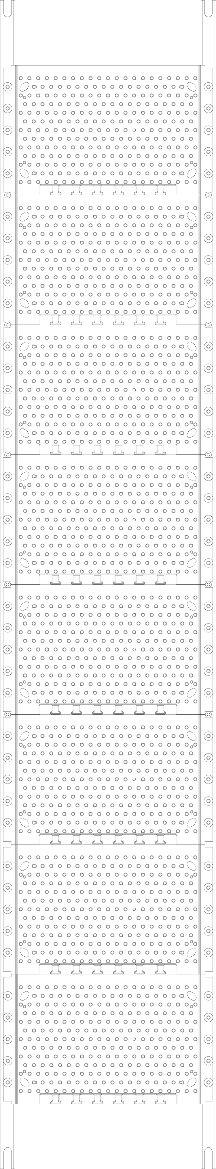 1St. F-Tronic KX9 Kommunikationsfeld KX9, 1-feldrig, H=1350mm 7143661