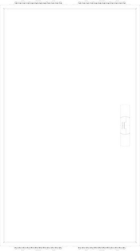 1St. F-Tronic ZA092 Leergehäuse ZA092, IP31/IP43, H=950mm, B=550mm 7120502