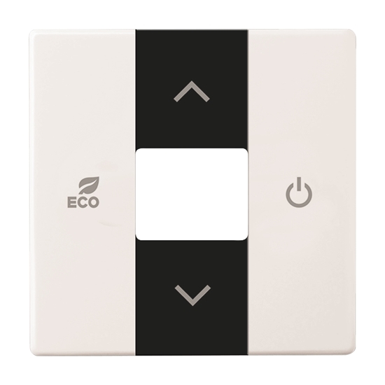 1St. Busch-Jaeger 6235-84 Zentralscheibe, für Raumtemperaturregler Busch-free@home studioweiß