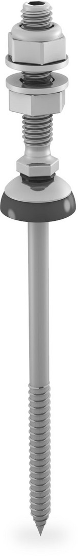 25St. K2 Systems 1001420 Solarbefestiger 8x200/70 Holz