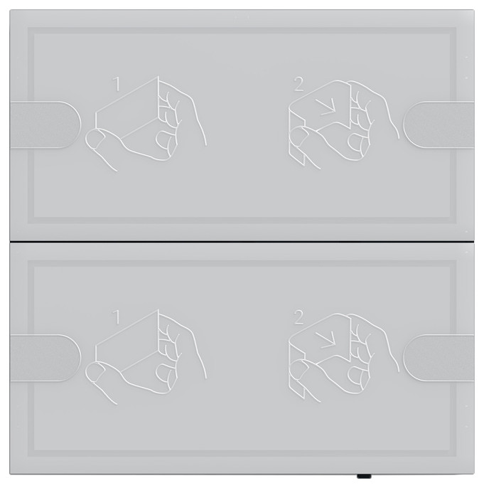 1St. Gira 5002028 KNX Tastsens.4 Komfort 2f TS4 Anthrazit
