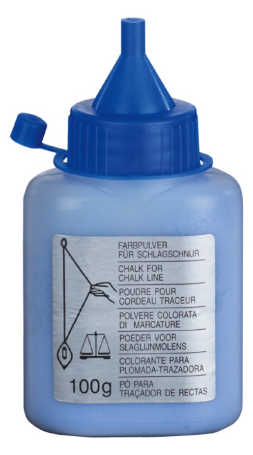 1St. Cimco 140322 Farbpulver blau für Schlagschnurroller