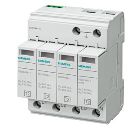 1St. Siemens 5SD7464-0 Überspannungsableiter Typ 2 Anforderungs