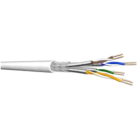 100m DRAKA-M UC HOME Cat.7 SS26 S Kat.7,S/FTP,AWG26,4P,LSHF,Eca,100m,weiß,