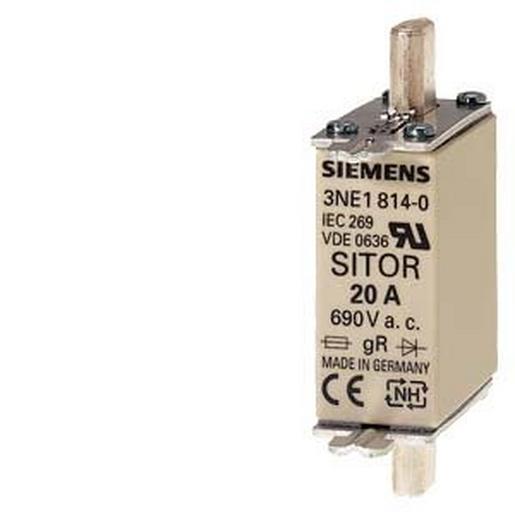 1St. Siemens 3NE1820-0 SITOR-Sicherungseinsatz, mit Messerkonta 1St. Siemens 3NE1820-0 SITOR-Sicherungseinsatz, mit Messerkonta