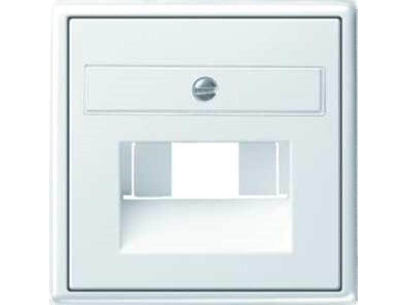 1St. Gira 027003 Abdeckung UAE IAE ISDN System 55 Reinweiß glänzend