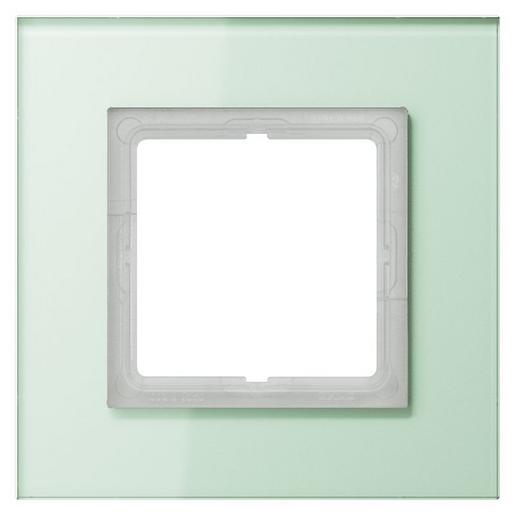 1St. Jung LSP981GLAS Rahmen 1fach Glas Mattweiß LSP 981 GLAS