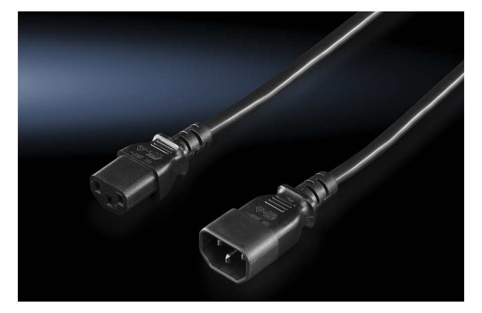 1St. Rittal 7200215 CMC Kaltgeräte Verlängerungskabel 2 m, DK 7200215