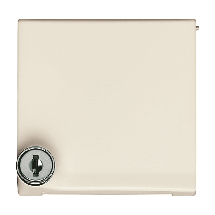 1St. Busch-Jaeger 2118 GKSL-32 Zwischenring mit Klappdeckel, abschließbar, verschieden schließend Allwetter 44 (IP 44) c