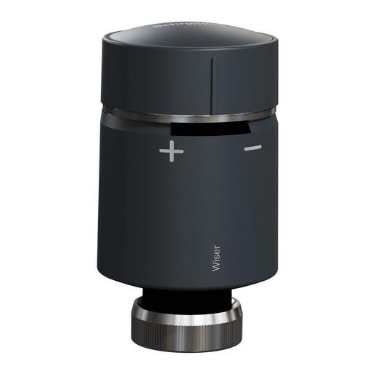 1St. Schneider Electric CCTFR6101 Wiser, Heizkörperthermostat, schwarz