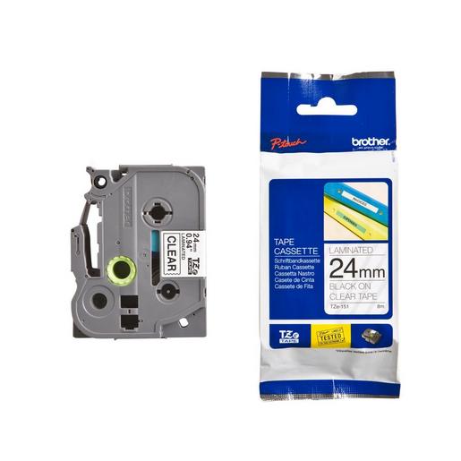 1St. Brother TZe151 Schriftbandkassette, TZe, laminiert, 24m 1St. Brother TZe151 Schriftbandkassette, TZe, laminiert, 24m