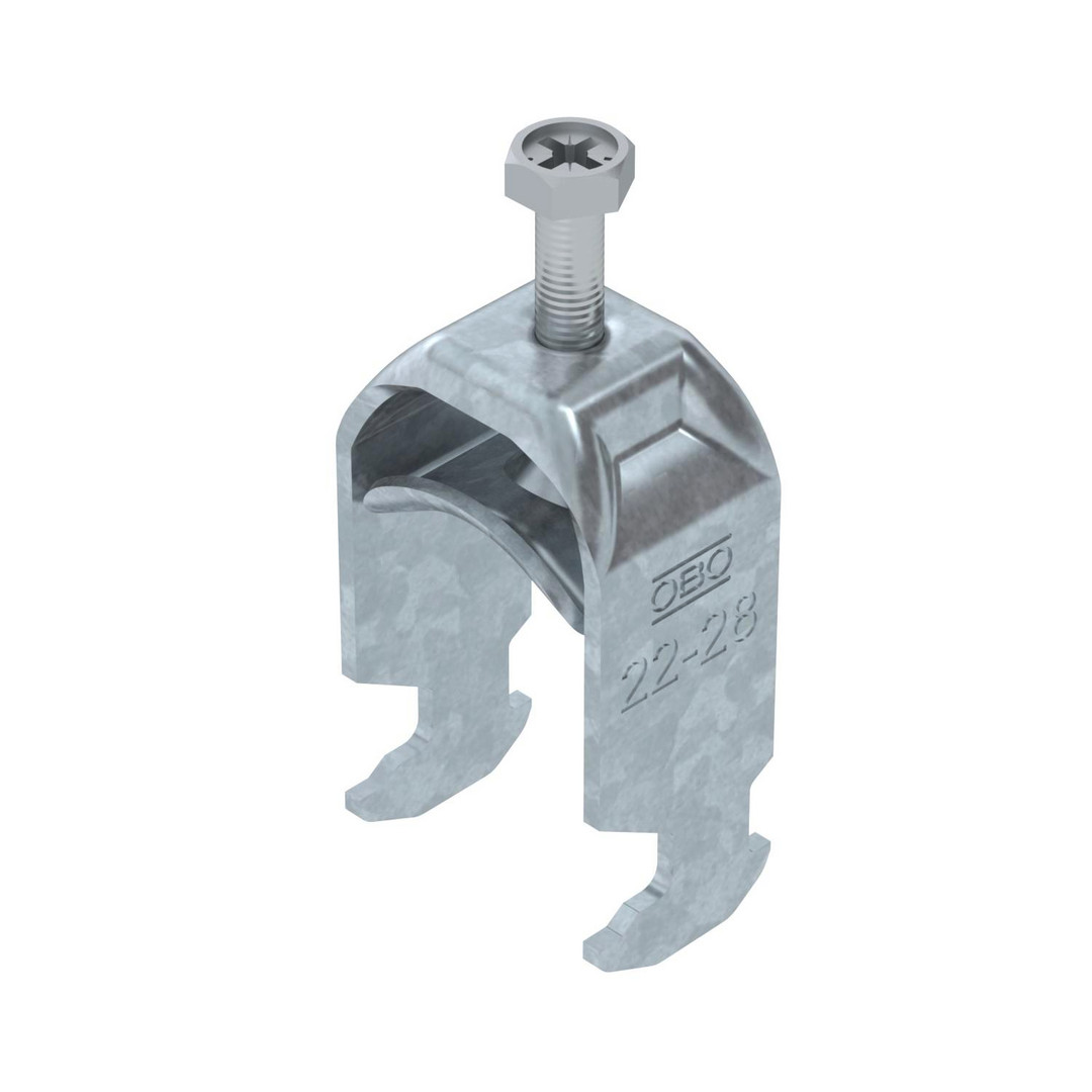 1St. OBO BS-H1-M-28 FT Bügelschelle 2056 22-28mm tauchfeuerverzinkt 1186022