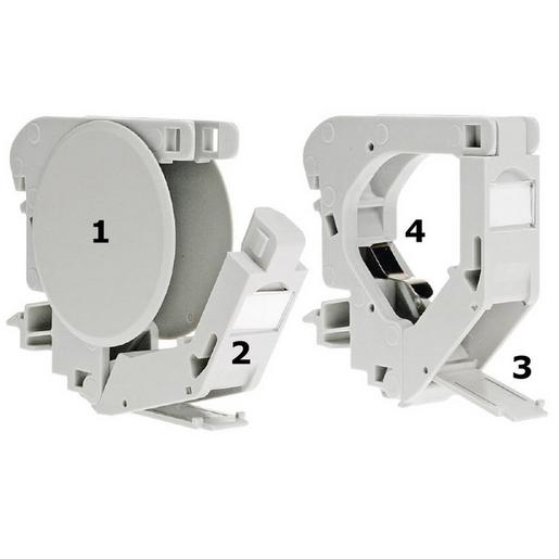 1St. Dätwyler 418026 REG-Adapter Keystone (DIN rail) (ohne Modul)