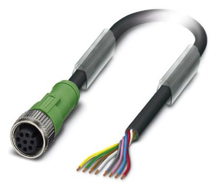 1St. PHOENIX SAC-8P-10,0-PUR/M12F Sensor-/Aktor-Kabel,Inhalt:1Stück