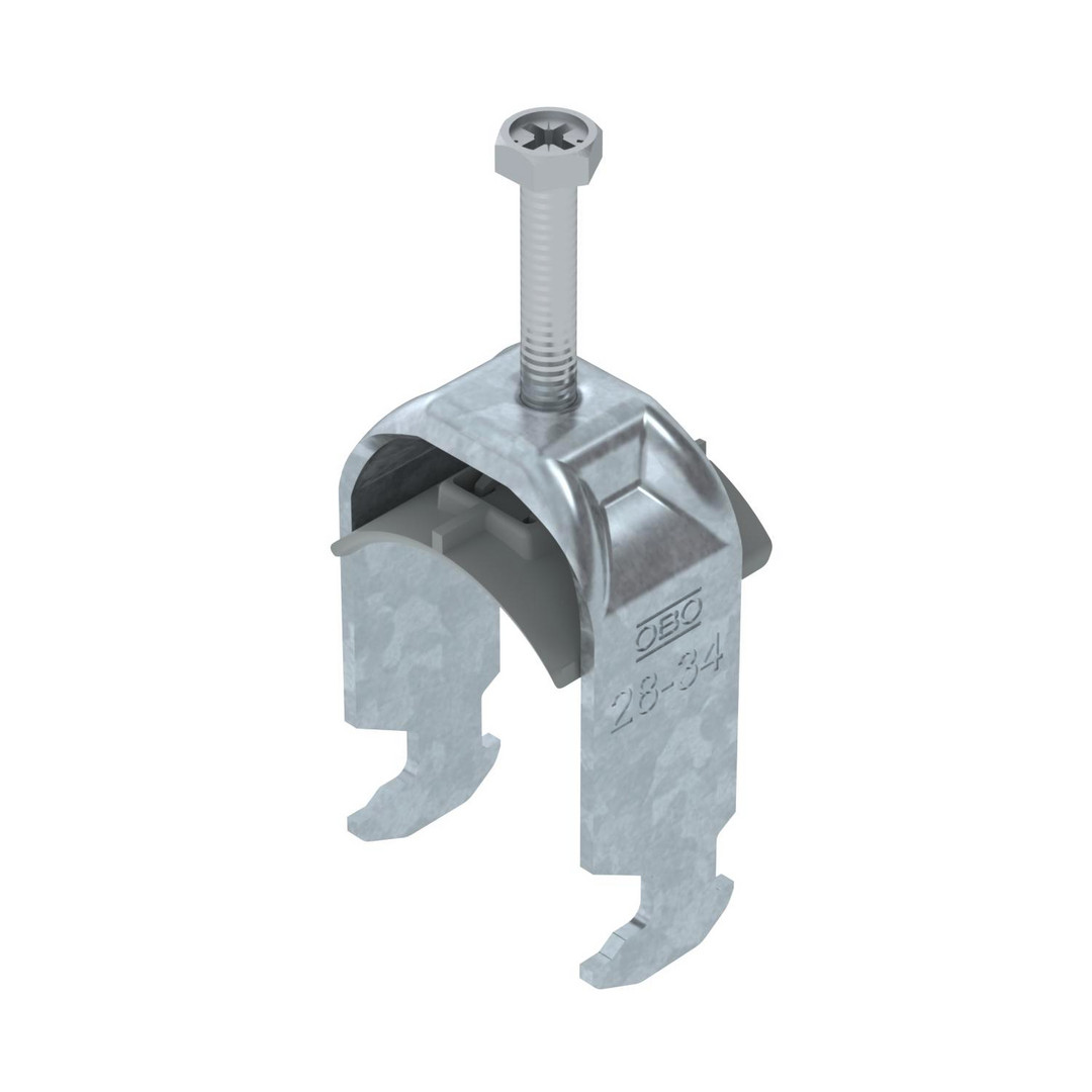 1St. OBO BS-H1-K-34 FT Bügelschelle 2056 28-34mm tauchfeuerverzinkt 1186229