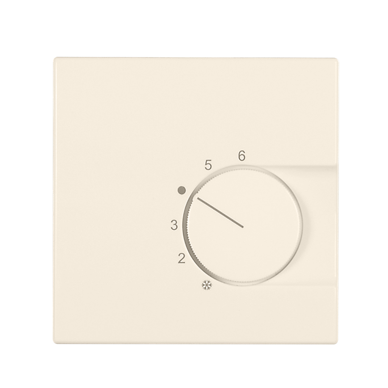 1St. Halmburger 1350 RTR-7030 (cg) Raumtemperaturregler 24V u.P. Öffner cremeweiß glänzend