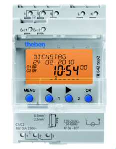 1St. Theben 6420100 Reiheneinbau-Jahreszeitschaltuhr 2 Kanal, OBELISK-Schnittstelle, 3 TE TR 642 top2