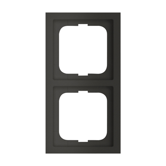 1St. Busch-Jaeger 1722-885K future linear-2-fach Rahmen future linear schwarz matt