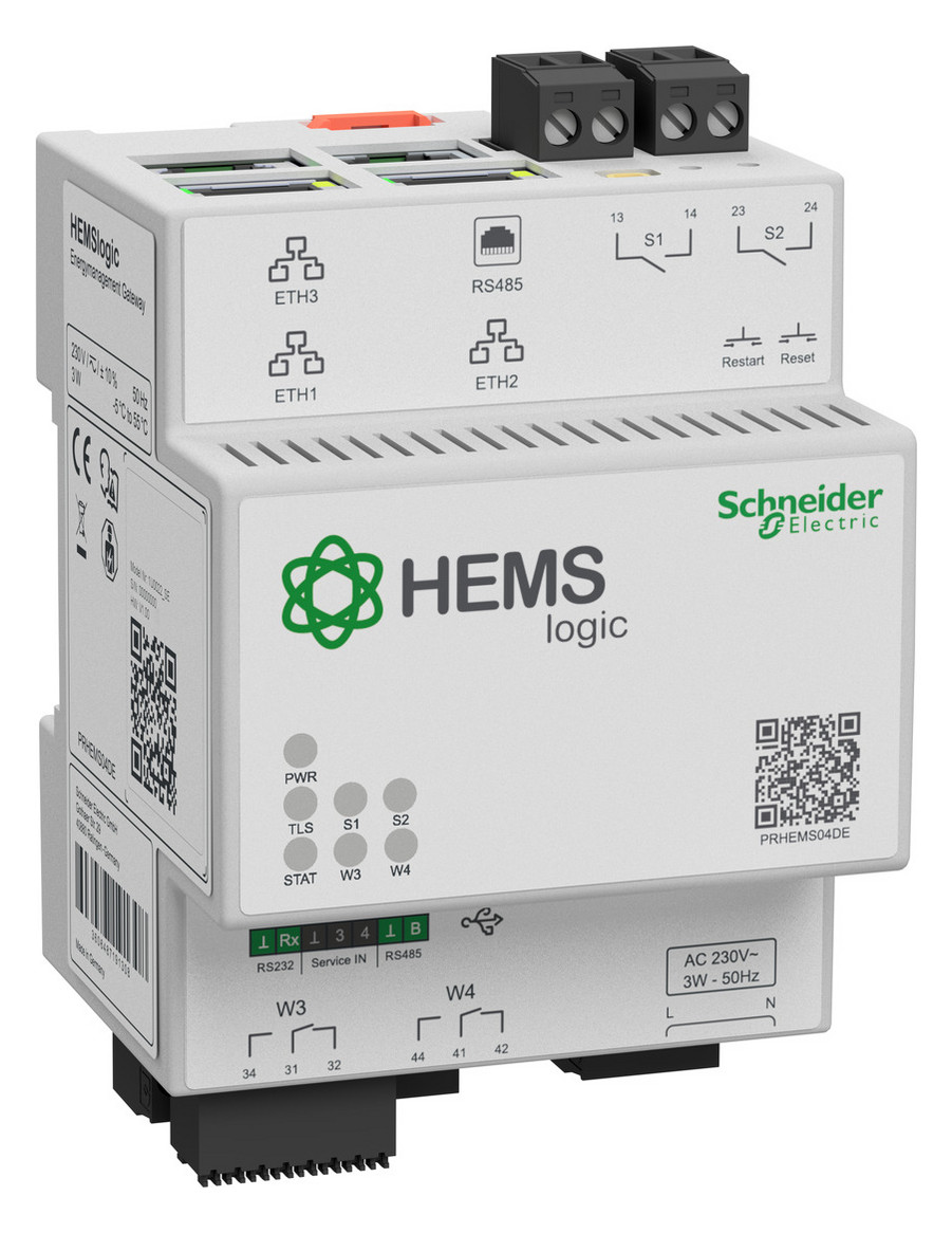 1St. Schneider Electric PRHEMS04DE HEMSlogic Gateway 4TE